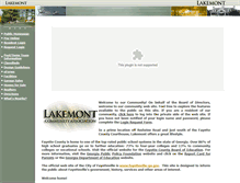Tablet Screenshot of ourlakemont.com